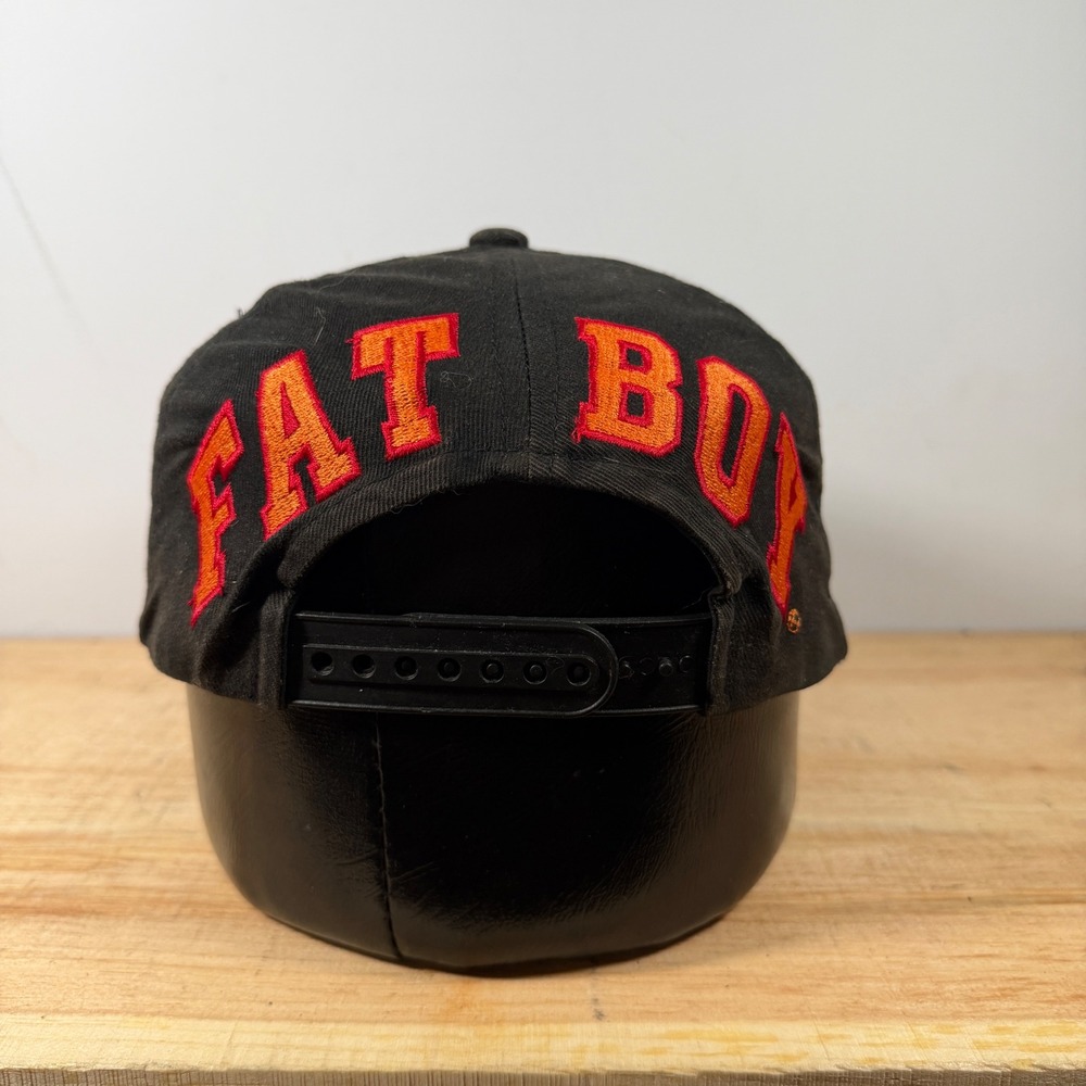 Harley Davidson Hat OSFA Black Vtg Blockhead American Needle Snapback Biker Cap